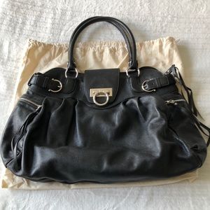 Salvatore Ferragamo Black Tote/Hobo Bag